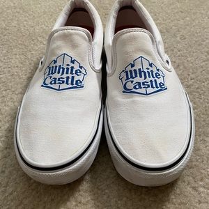 Vintage Supreme Vans White Castle Slip-On SS15 US9 Original Box 2015